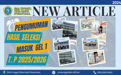 Pengumuman Hasil Seleksi Gelombang Satu T.P 2025/2026