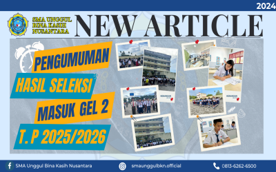 Pengumuman Hasil Seleksi Gelombang Dua T.P 2025/2026